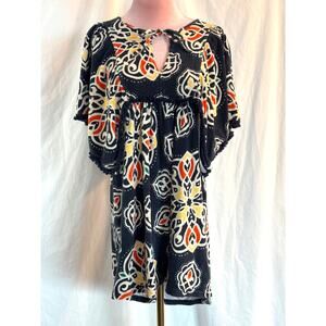 VTG Juicy Couture Pullover Top Swim Cover-Up Cotton Rayon Terry Towel S